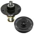 1 Spindle Assembly + Pulley 796235 spindle assembly for Hustler mower deck.