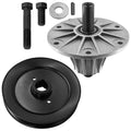 1 Spindle Assembly + Pulley 4165022 spindle assembly for Bobcat mower deck.