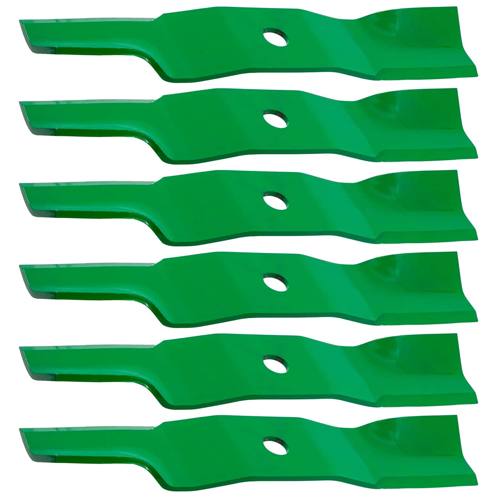 6 pack of TCU30315 / TCU14939 / UC15159 mower blades for John Deere 48-Inch Deck.