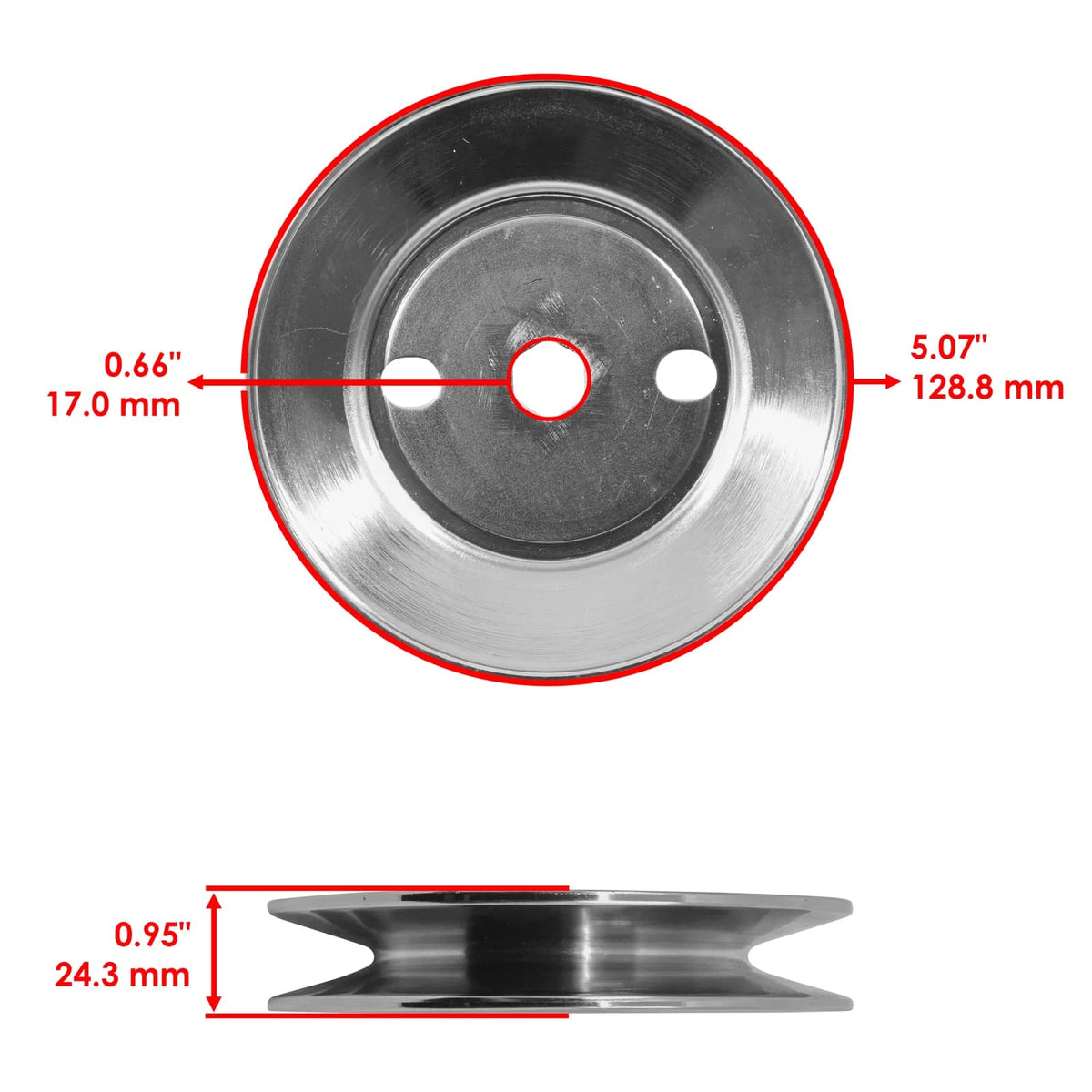 UC20697 spindle pulley